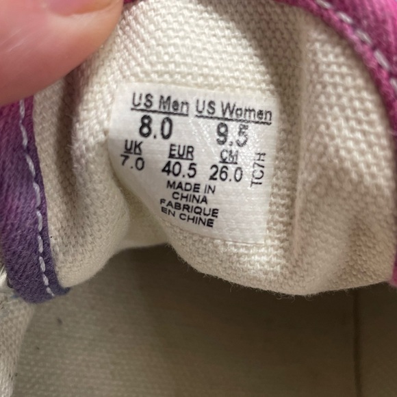 Vans Women's multicolor tie dye shoes - Picture 2 of 3